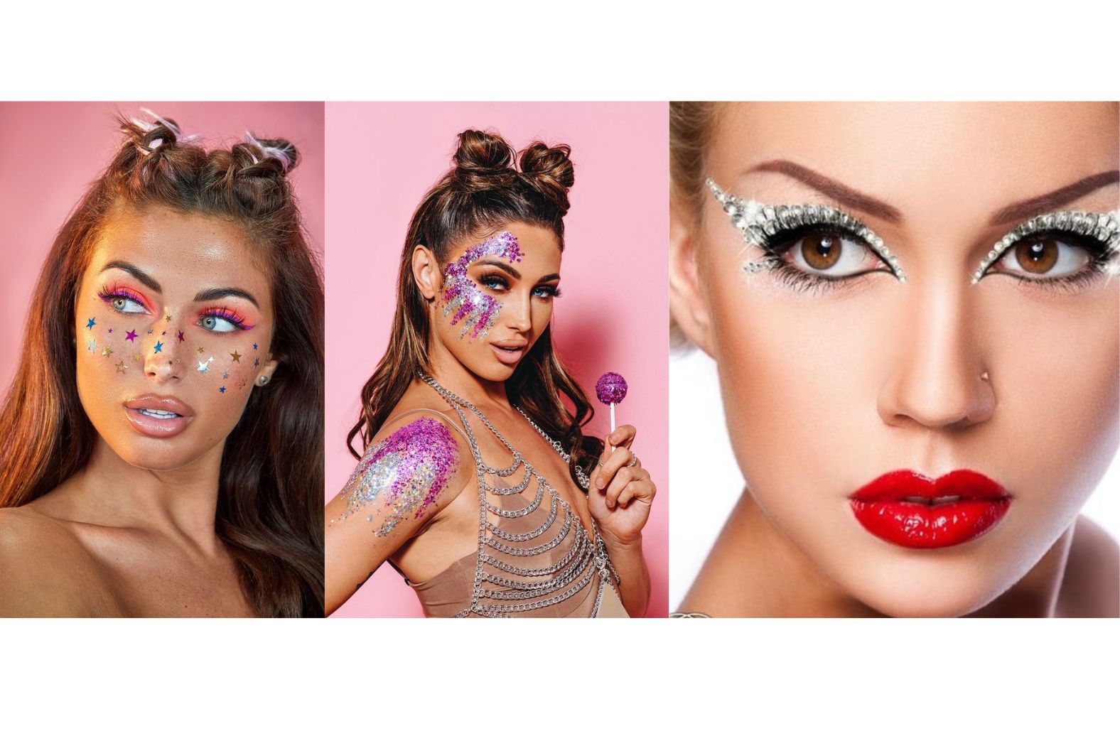 10 Amazing Glitter Makeup Looks Ideas for Special Occasions