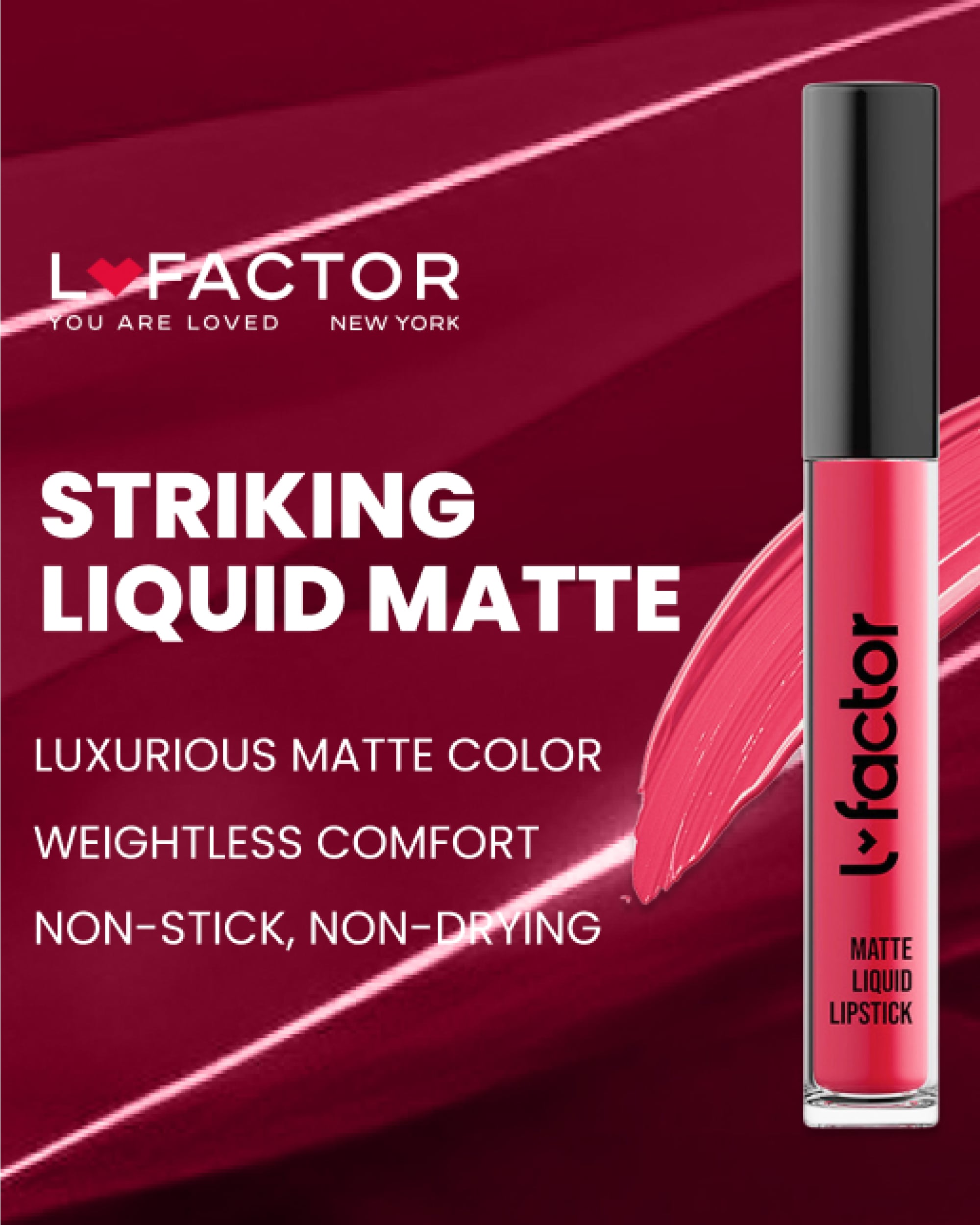 Love On Fire (Plum Red)