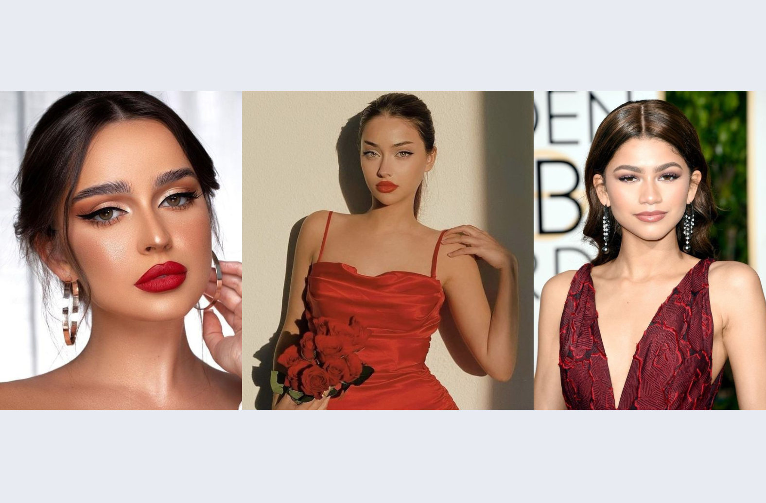 Makeup For Red Dress Ideas Lips