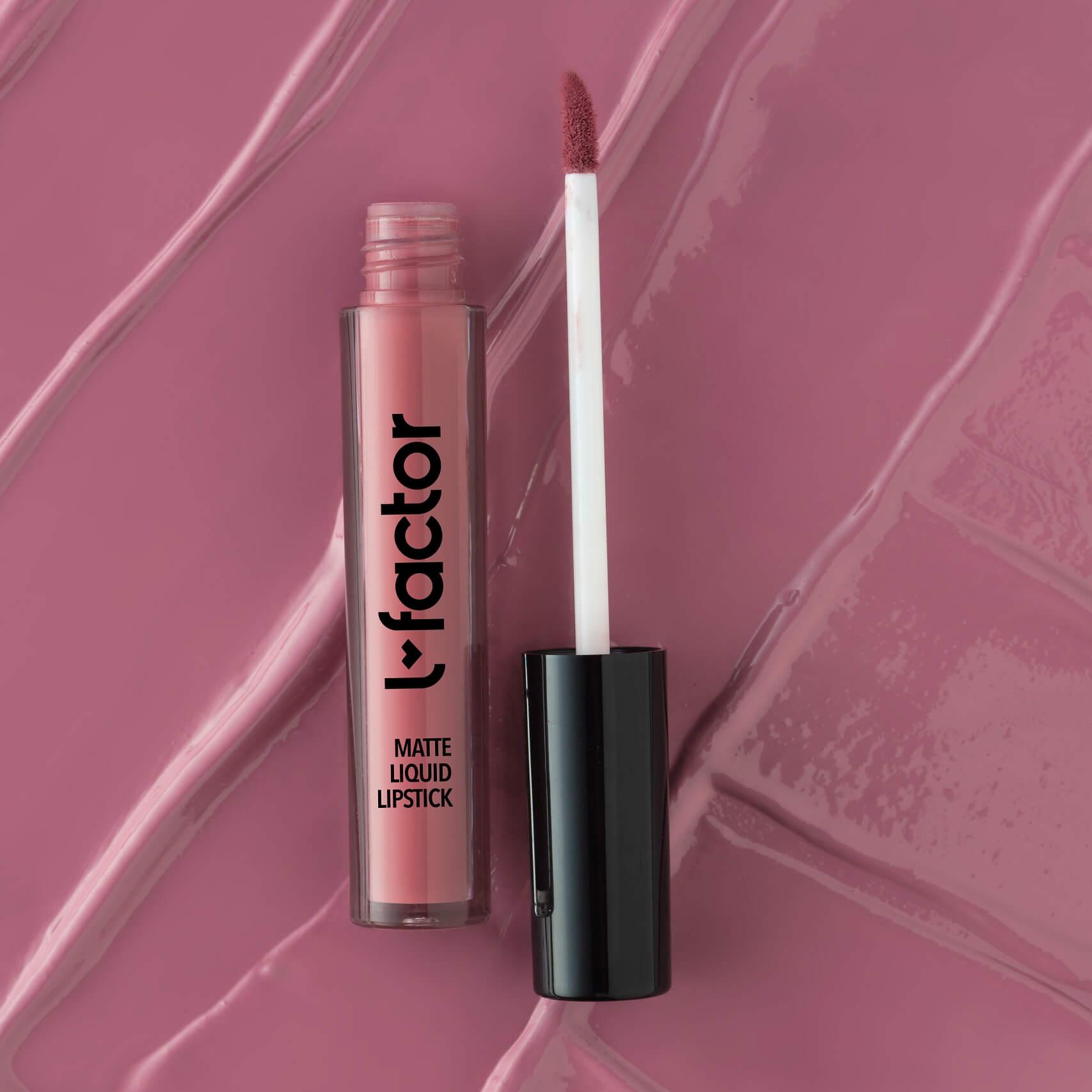 nude color matte liquid lipstick at best prices on lfactor cosmetics. vegan and cruelty free lipstick